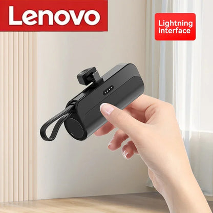 Lenovo Ultra Slim Power Bank - Batería de carga rápida para celulares Android e IPhone
