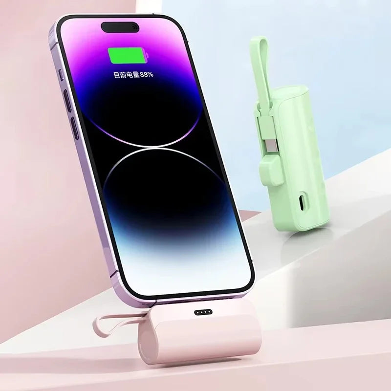 Lenovo Ultra Slim Power Bank - Batería de carga rápida para celulares Android e IPhone