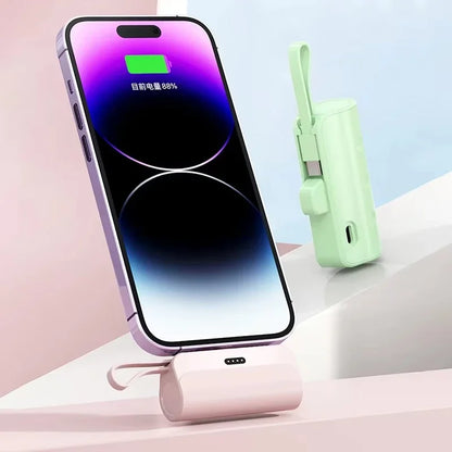Lenovo Ultra Slim Power Bank - Batería de carga rápida para celulares Android e IPhone